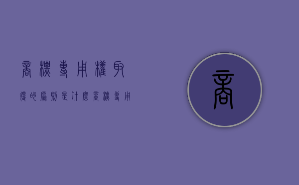 商标专用权取得的原则是什么？（商标专用权的内容包括哪两个方面）