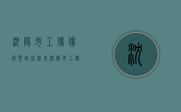 沈阳市工伤伤残鉴定流程表（沈阳市工伤伤残鉴定标准）