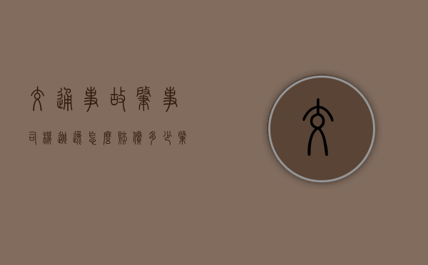 交通事故肇事司机逃逸怎么赔偿多少？（肇事司机逃逸怎么抓回来）