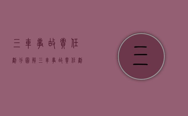 三车事故责任划分图解(三车事故责任划分有哪几种类型) 三车事故责任划分图解(三车事故责任划分有哪几种类型)