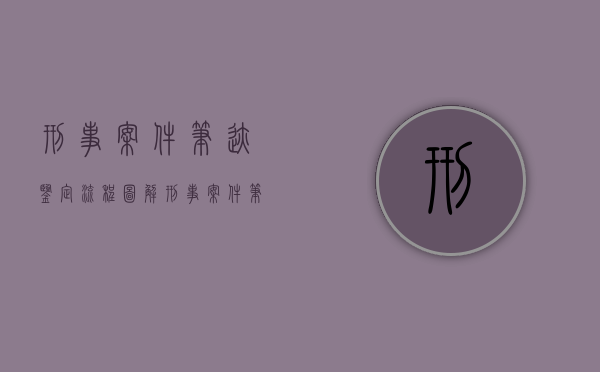 刑事案件笔迹鉴定流程图解（刑事案件笔录模板）