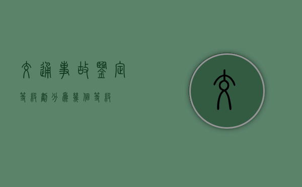 交通事故鉴定等级划分为几个等级? 交通事故鉴定等级划分为几个等级?