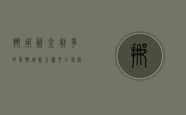 挪用资金判多少年（挪用资金罪可以判缓刑吗）