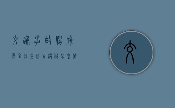 交通事故伤残鉴定在起诉前没做怎么办 交通事故伤残鉴定在起诉前没做怎么办
