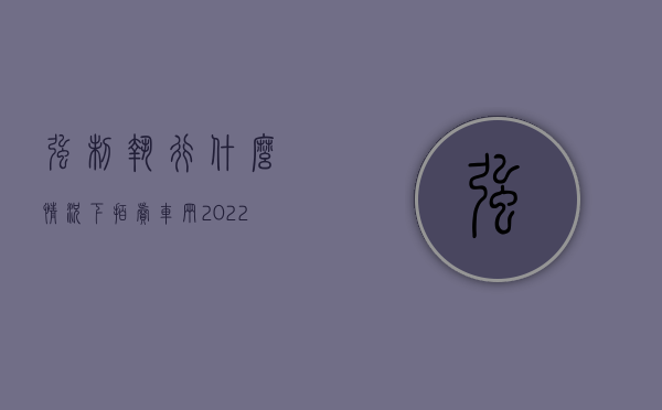 强制执行什么情况下拍卖车辆（2022强制执行拍卖程序是怎样的）