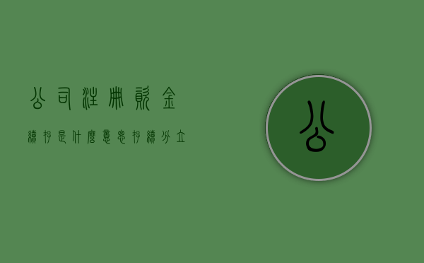 公司注册资金续存是什么意思（存续分立公司章程中注册资本是怎样的）