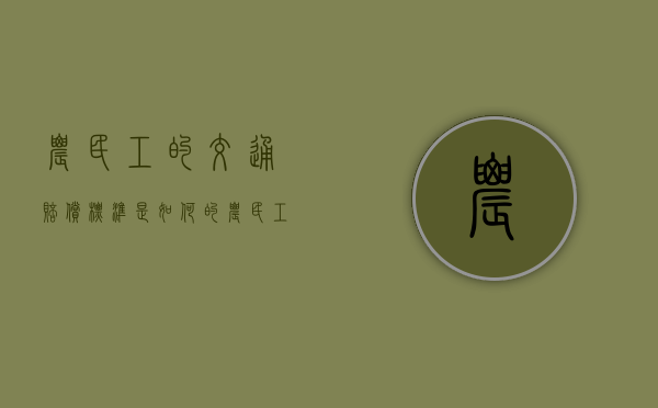 农民工的交通赔偿标准是如何的（农民工赔偿参考支付标准收入）