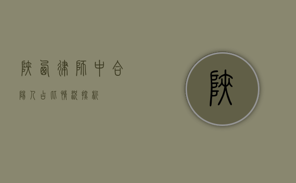 陕西律师中合阳人占比情况探析