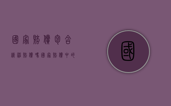 国家赔偿包含精神赔偿吗（国家赔偿中的精神损害赔偿）