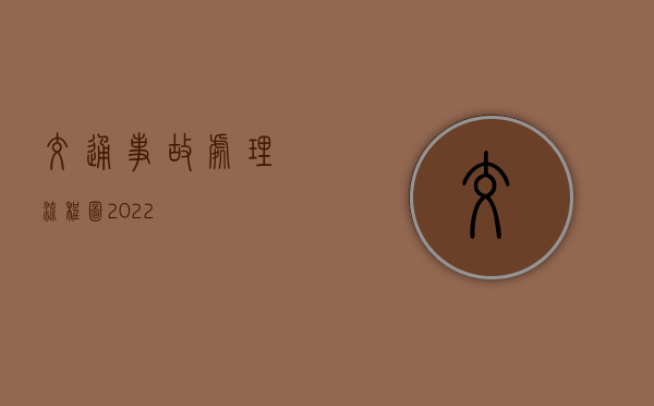 交通事故处理流程图2022