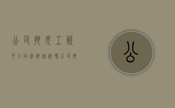 公司拖欠工资可以向法院起诉吗（公司拖欠工资可以告他吗）