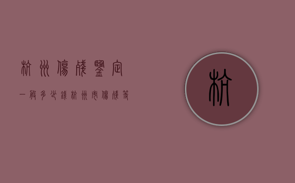 杭州伤残鉴定一般多少钱（杭州市伤残等级鉴定地址电话）