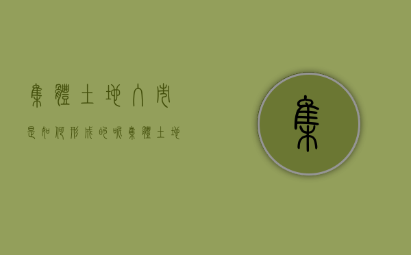 集体土地入市是如何形成的呢（集体土地入市是如何形成的原因）