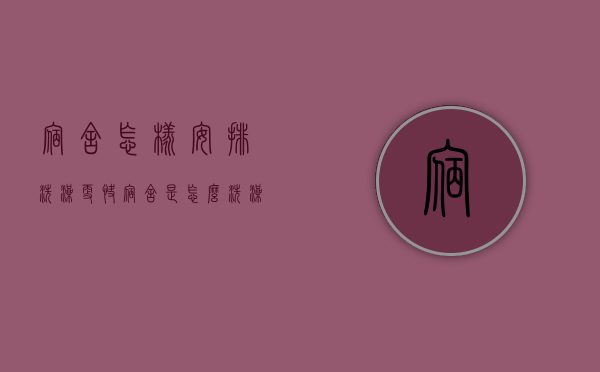 宿舍怎样安排洗澡更快（宿舍是怎么洗澡的）