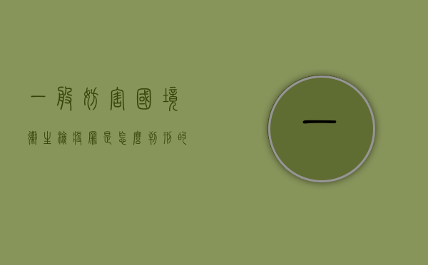 一般妨害国境卫生检疫罪是怎么判刑的？（妨害国境卫生检疫行为）