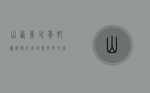 山西青少年犯罪律师打官司需要多少钱（青少年律师咨询免费咨询）