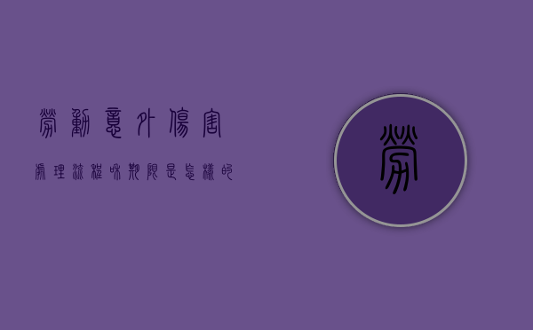 劳动意外伤害处理流程和期限是怎样的（劳动局工伤意外险标准）
