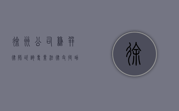 徐州公司兼并律师咨询，专业法律支持助力企业并购成功