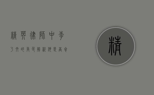 精英律师中李乃文的角色解析，他是否参与了这部热播剧？