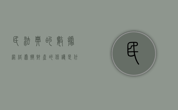 民法典的数据、网络虚拟财产的保护是什么（民法典关于网络虚拟财产的规定是）