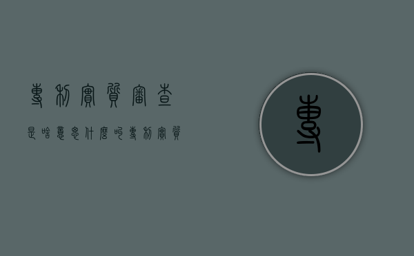 专利实质审查是啥意思（什么叫专利实质审查）
