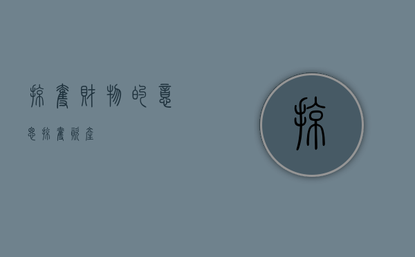 掠夺财物的意思（掠夺资产）