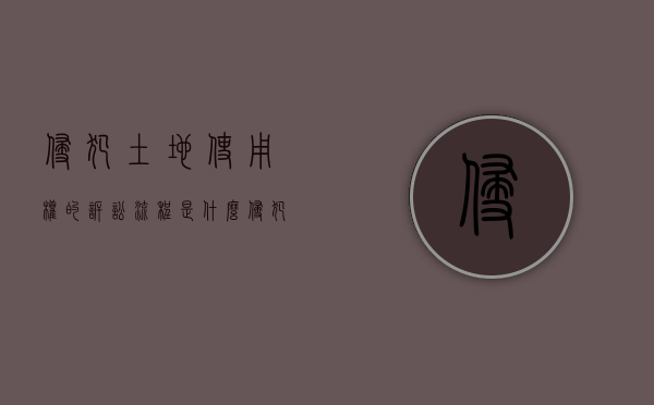 侵犯土地使用权的诉讼流程是什么（侵犯土地使用权纠纷判决书案例）