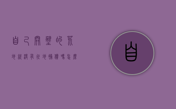 自己开垦的荒地,就没有征地补偿吗怎么办（自己开垦的荒地被征用）