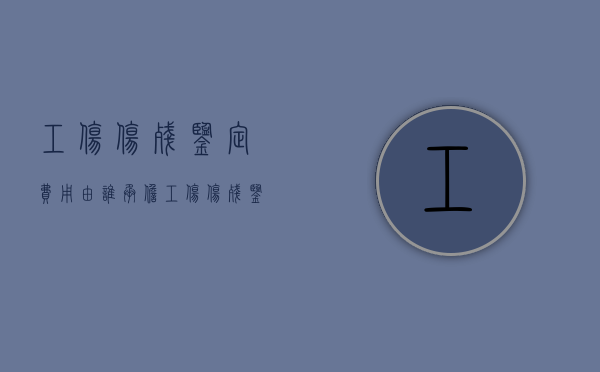 工伤伤残鉴定费用由谁承担（工伤伤残鉴定费用应该由谁负责）