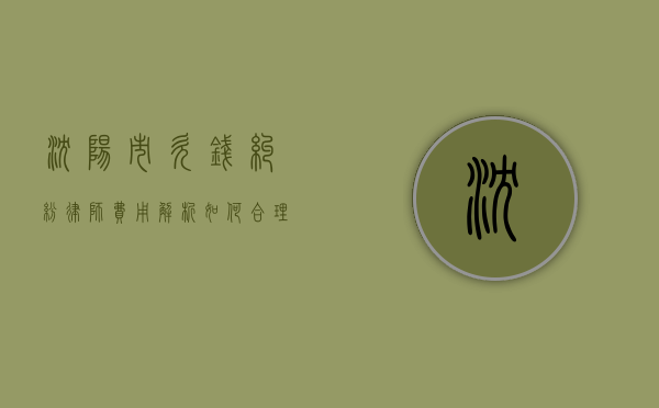 沈阳市欠钱纠纷律师费用解析，如何合理选择律师并控制成本