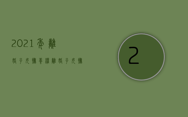 2021年离婚子女抚养权（离婚子女抚养权标准2021年）