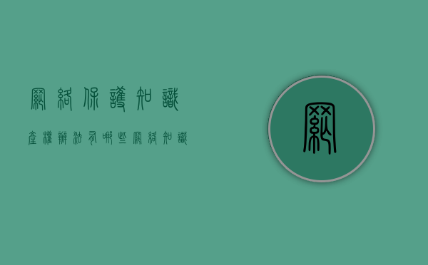 网络保护知识产权办法有哪些（网络知识产权保护方法）