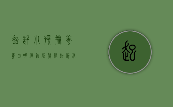 起诉小孩抚养费由哪个法院管辖（起诉小孩抚养权的诉讼费多少）