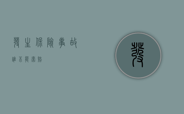 发生保险事故谁不能索赔