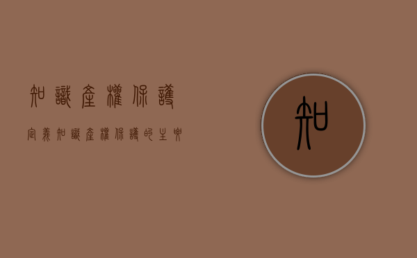 知识产权保护定义（知识产权保护的主要内容）