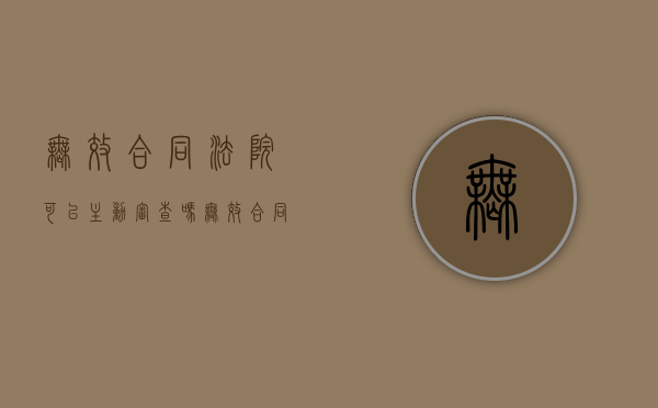 无效合同法院可以主动审查吗（无效合同怎么判决案件）