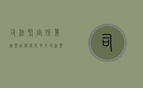 司法坚定所笔迹鉴定价格是多少？（司法鉴定笔迹鉴定标准）