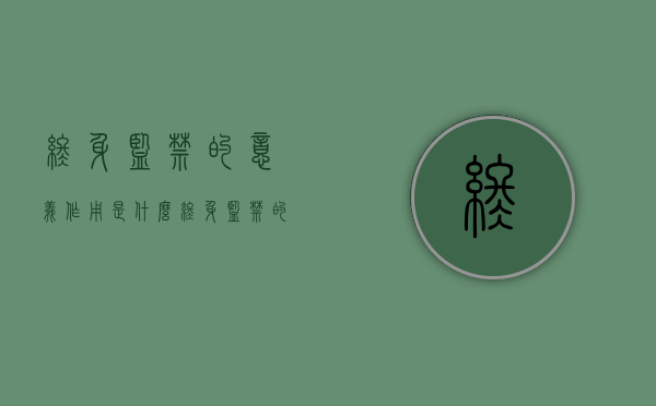 终身监禁的意义作用是什么（终身监禁的规定）