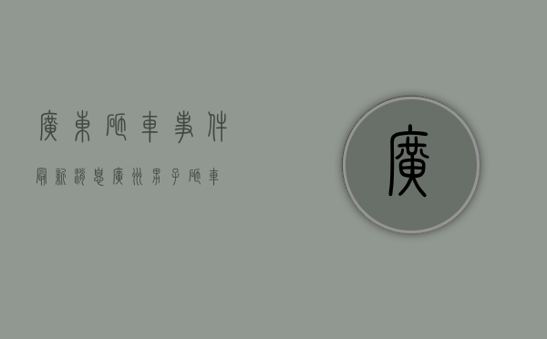 广东砸车事件最新消息（广州男子砸车）