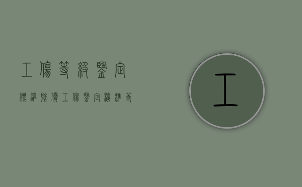 工伤等级鉴定标准赔偿（工伤鉴定标准等级划分）