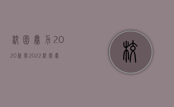 校园暴力2020新闻（2022校园暴力的处罚标准是怎么样的）
