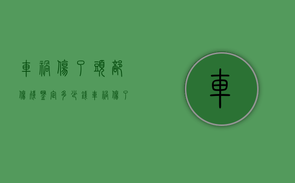 车祸伤了头部伤残鉴定多少钱（车祸伤了头部伤残鉴定几级）