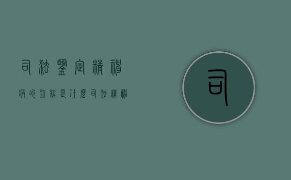 司法鉴定精神病的流程是什么？（司法精神病鉴定费用谁承担）
