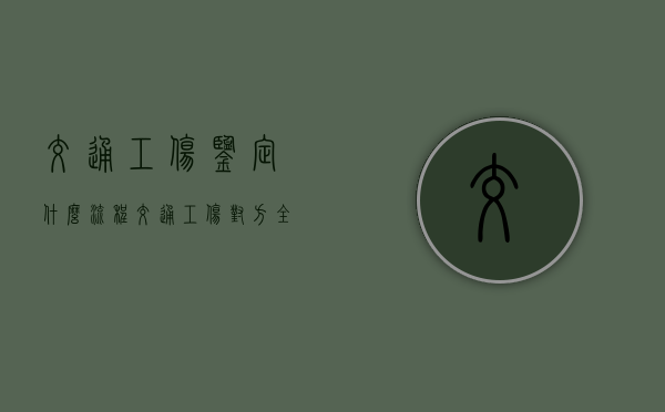 交通工伤鉴定什么流程（交通工伤对方全责,对方需付什么）