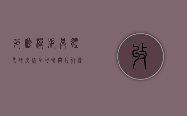 收条模板具体是什么样子的呢图片（收条模板具体是什么样子的呢怎么写）