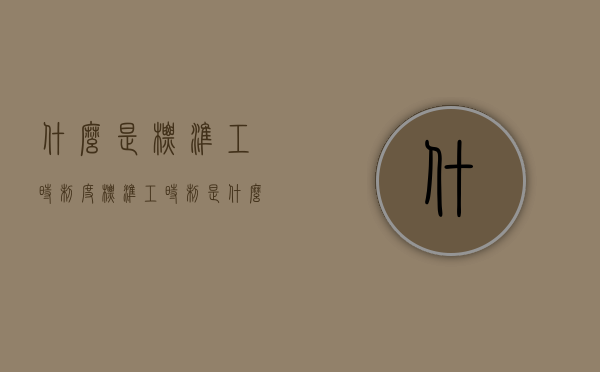 什么是标准工时制度（标准工时制是什么意思?）
