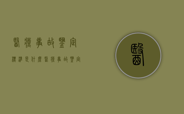 医疗事故鉴定标准是什么？（医疗事故鉴定等级划分）