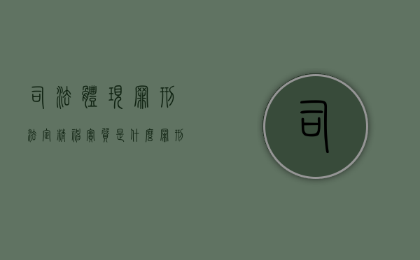 司法体现罪刑法定精神实质是什么（罪刑法定原则的司法适用方法）