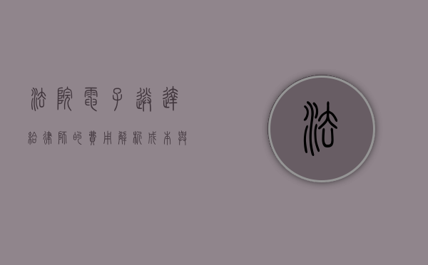 法院电子送达给律师的费用解析，成本与效率的平衡