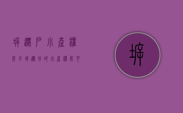 拆迁户小产权房子（拆迁分的小产权房可以过户吗?）
